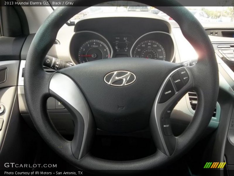 Black / Gray 2013 Hyundai Elantra GLS