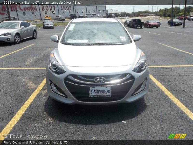 Shimmering Air Silver / Black 2013 Hyundai Elantra GT