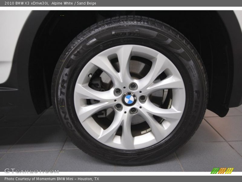Alpine White / Sand Beige 2010 BMW X3 xDrive30i