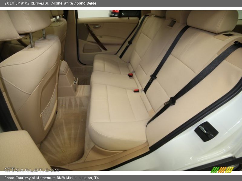 Alpine White / Sand Beige 2010 BMW X3 xDrive30i