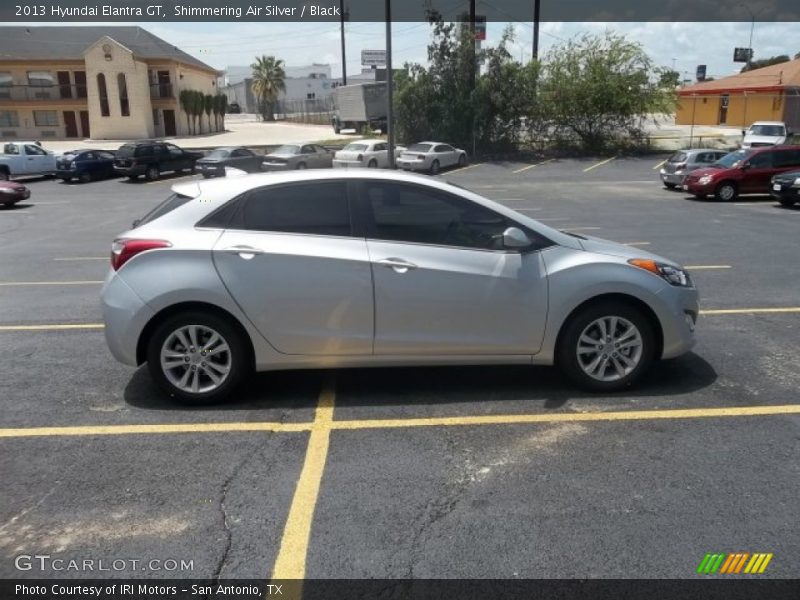 Shimmering Air Silver / Black 2013 Hyundai Elantra GT
