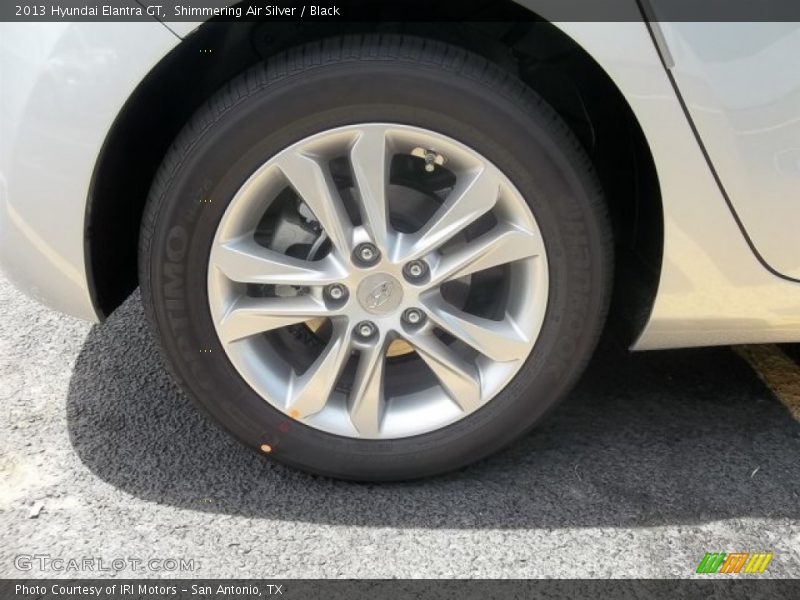 Shimmering Air Silver / Black 2013 Hyundai Elantra GT