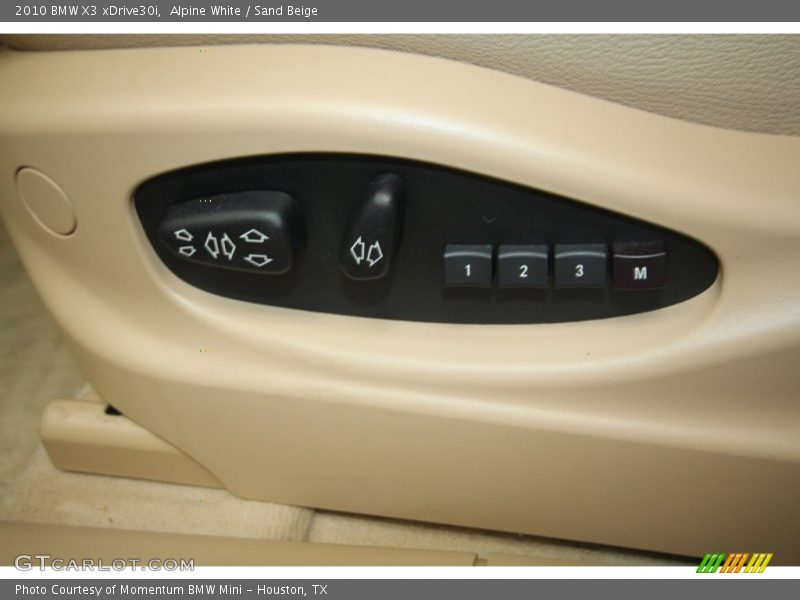 Alpine White / Sand Beige 2010 BMW X3 xDrive30i