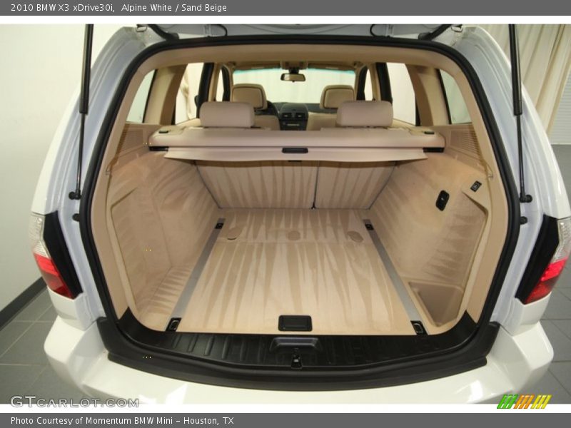 Alpine White / Sand Beige 2010 BMW X3 xDrive30i