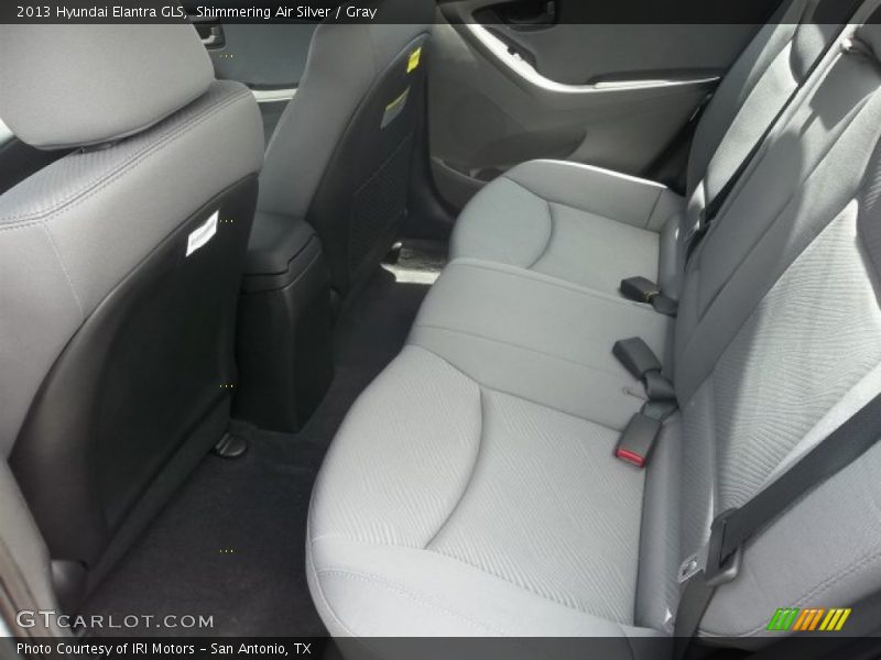 Shimmering Air Silver / Gray 2013 Hyundai Elantra GLS