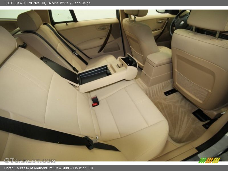 Alpine White / Sand Beige 2010 BMW X3 xDrive30i