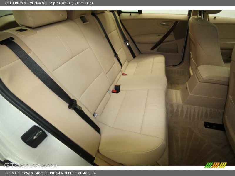 Alpine White / Sand Beige 2010 BMW X3 xDrive30i