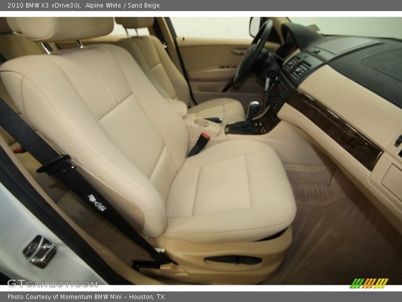 Alpine White / Sand Beige 2010 BMW X3 xDrive30i
