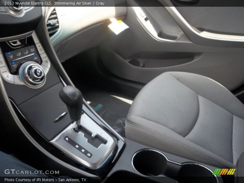 Shimmering Air Silver / Gray 2013 Hyundai Elantra GLS