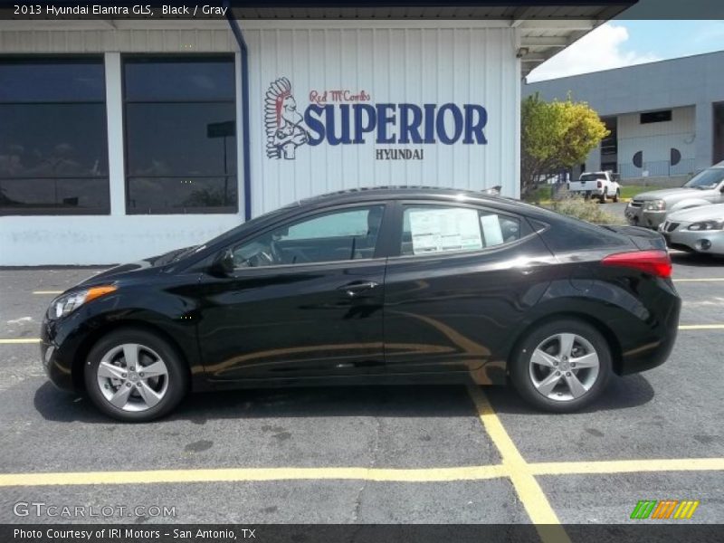 Black / Gray 2013 Hyundai Elantra GLS
