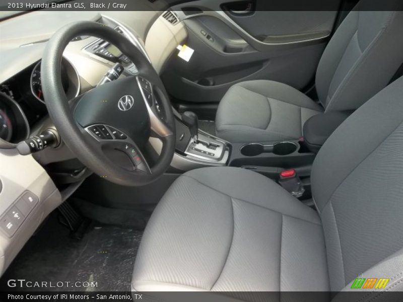 Black / Gray 2013 Hyundai Elantra GLS