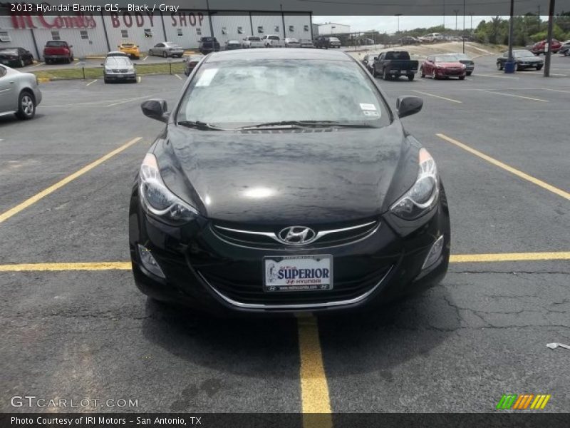 Black / Gray 2013 Hyundai Elantra GLS