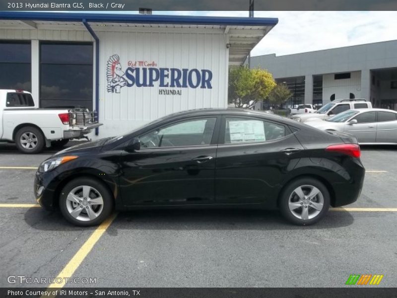 Black / Gray 2013 Hyundai Elantra GLS
