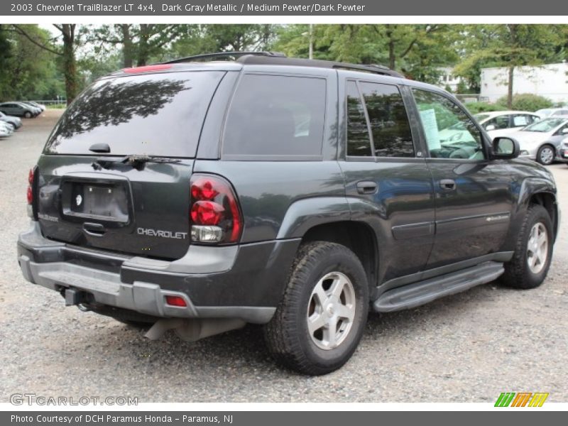 Dark Gray Metallic / Medium Pewter/Dark Pewter 2003 Chevrolet TrailBlazer LT 4x4