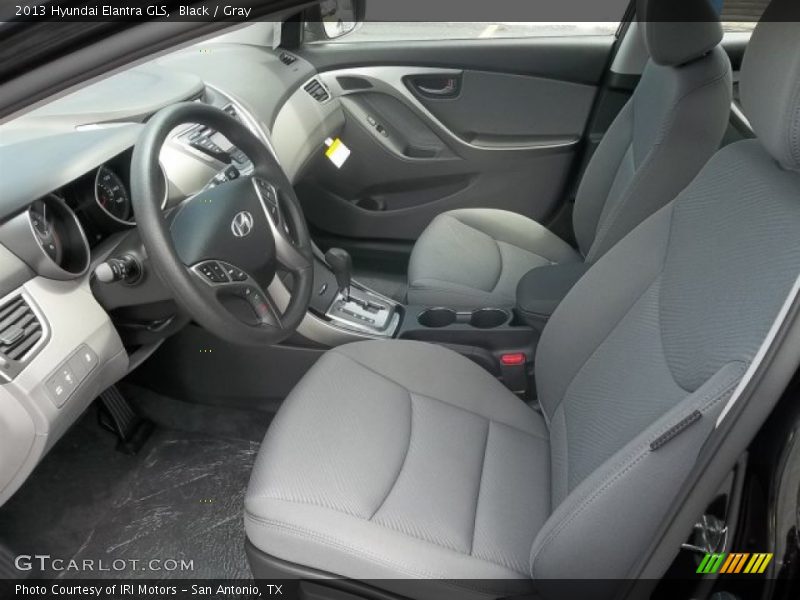 Black / Gray 2013 Hyundai Elantra GLS