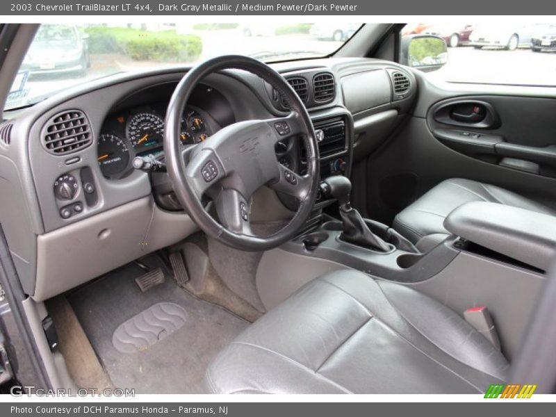 Dark Gray Metallic / Medium Pewter/Dark Pewter 2003 Chevrolet TrailBlazer LT 4x4