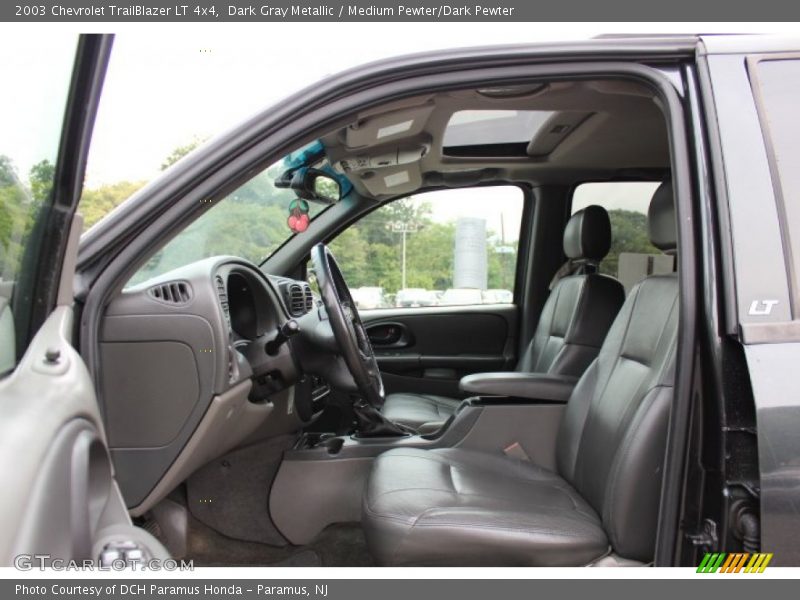 Dark Gray Metallic / Medium Pewter/Dark Pewter 2003 Chevrolet TrailBlazer LT 4x4