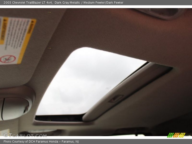 Dark Gray Metallic / Medium Pewter/Dark Pewter 2003 Chevrolet TrailBlazer LT 4x4