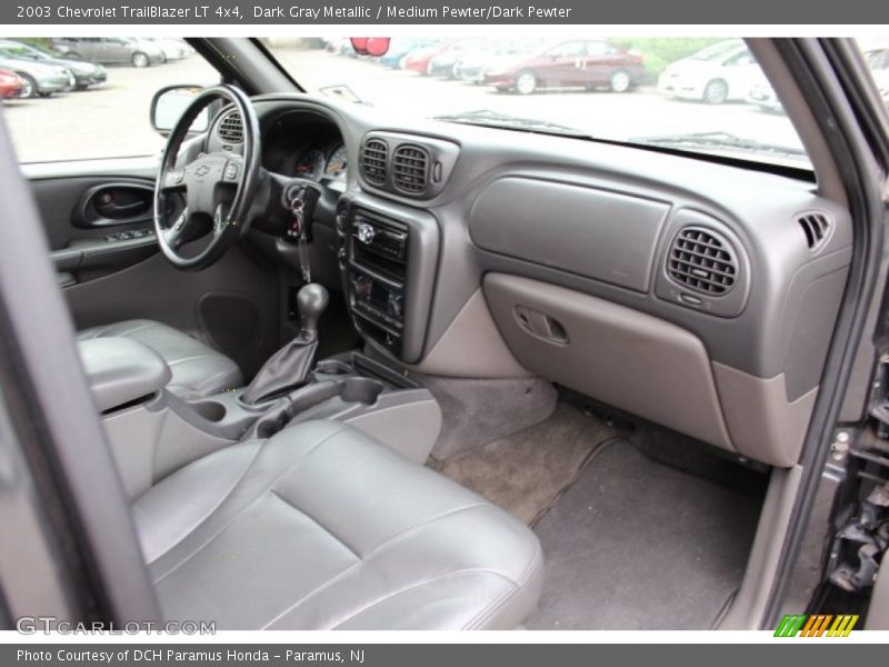 Dark Gray Metallic / Medium Pewter/Dark Pewter 2003 Chevrolet TrailBlazer LT 4x4