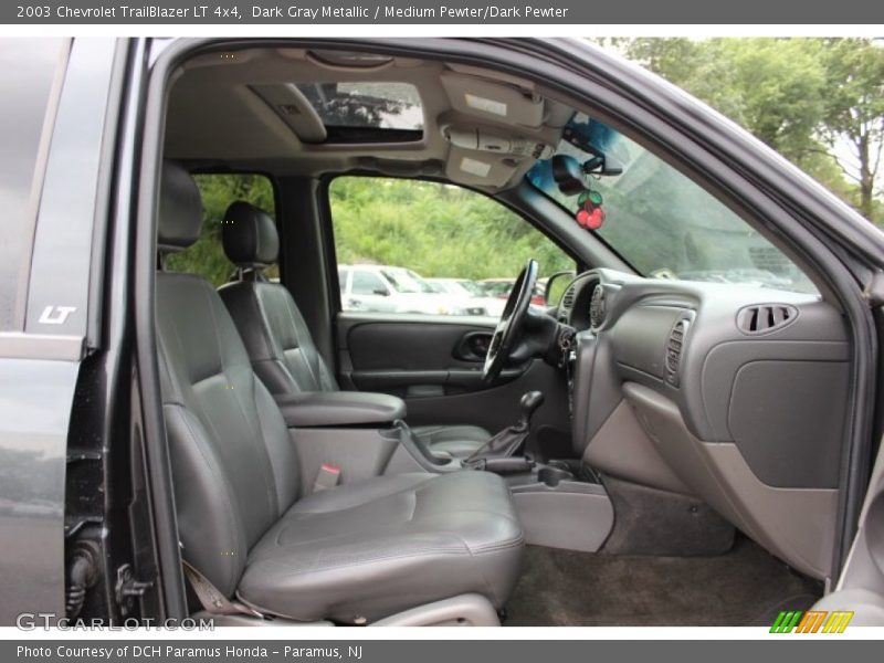 Dark Gray Metallic / Medium Pewter/Dark Pewter 2003 Chevrolet TrailBlazer LT 4x4
