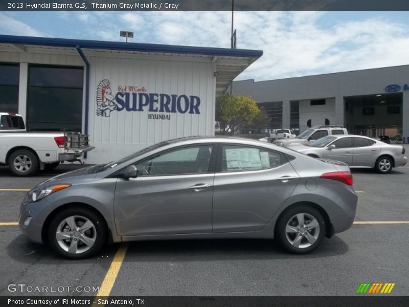 Titanium Gray Metallic / Gray 2013 Hyundai Elantra GLS