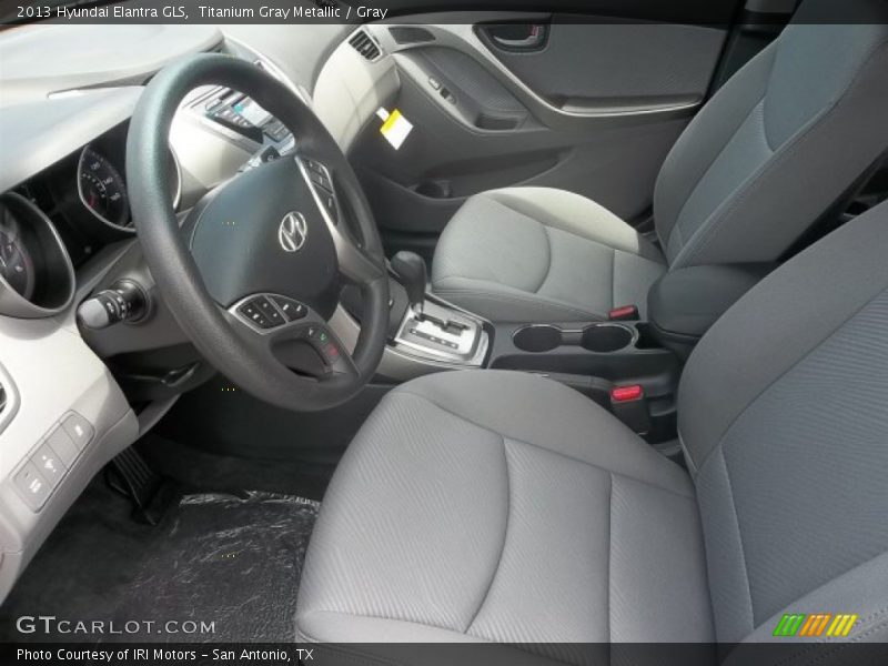 Titanium Gray Metallic / Gray 2013 Hyundai Elantra GLS