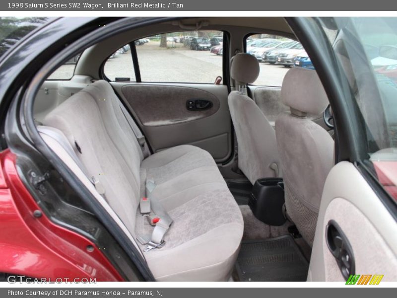 Brilliant Red Metallic / Tan 1998 Saturn S Series SW2 Wagon