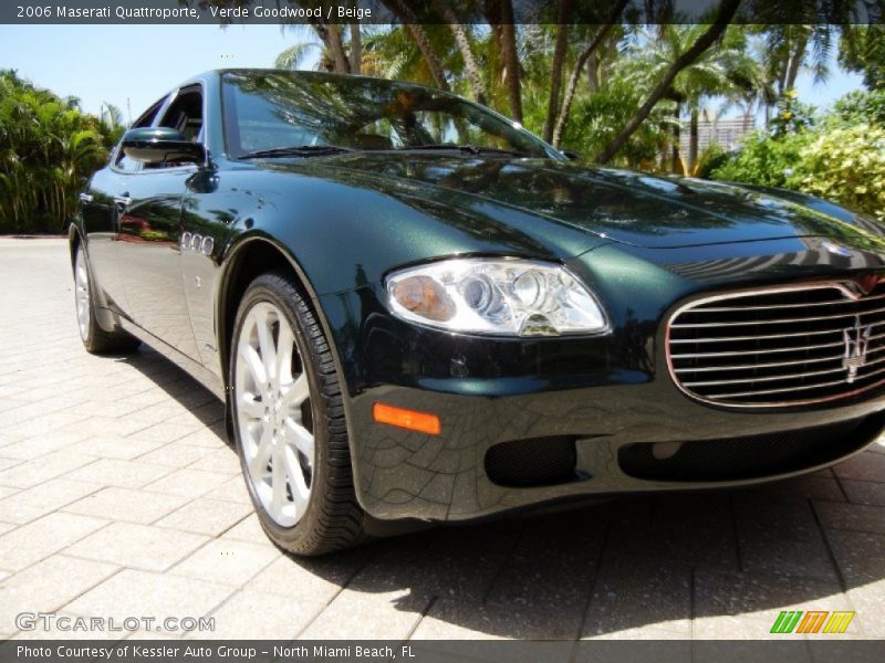 Verde Goodwood / Beige 2006 Maserati Quattroporte