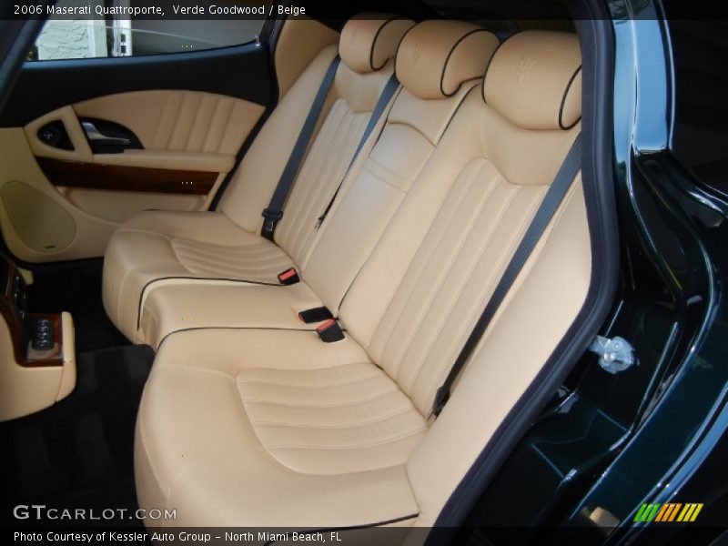 Rear Seat of 2006 Quattroporte 