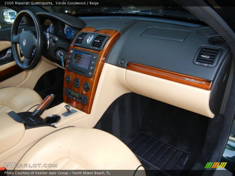 Verde Goodwood / Beige 2006 Maserati Quattroporte