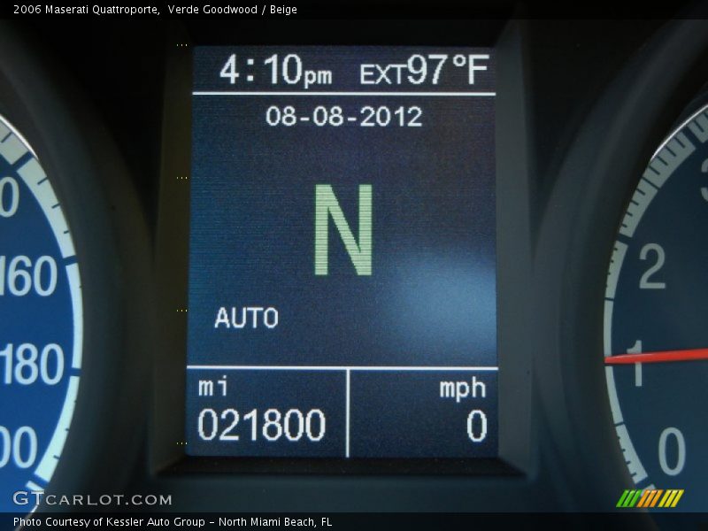 Verde Goodwood / Beige 2006 Maserati Quattroporte