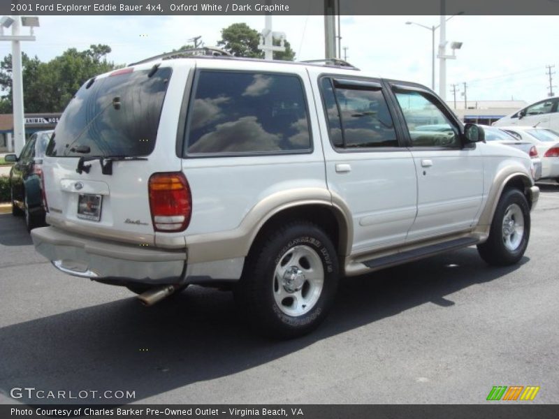 Oxford White / Dark Graphite 2001 Ford Explorer Eddie Bauer 4x4