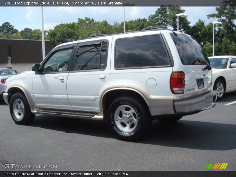 Oxford White / Dark Graphite 2001 Ford Explorer Eddie Bauer 4x4
