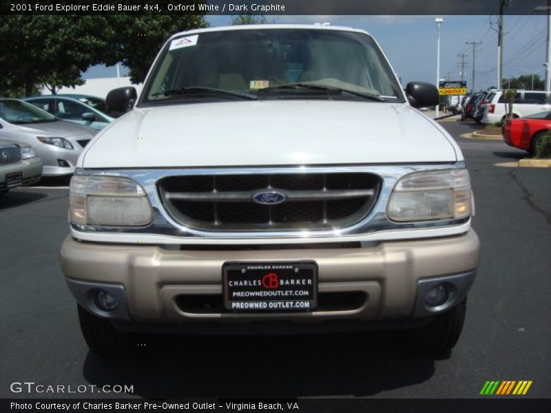 Oxford White / Dark Graphite 2001 Ford Explorer Eddie Bauer 4x4