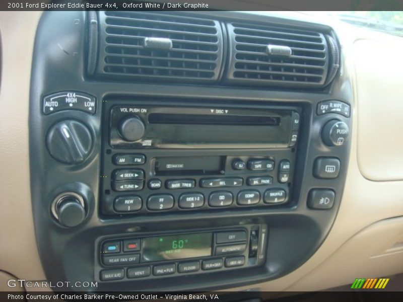 Controls of 2001 Explorer Eddie Bauer 4x4
