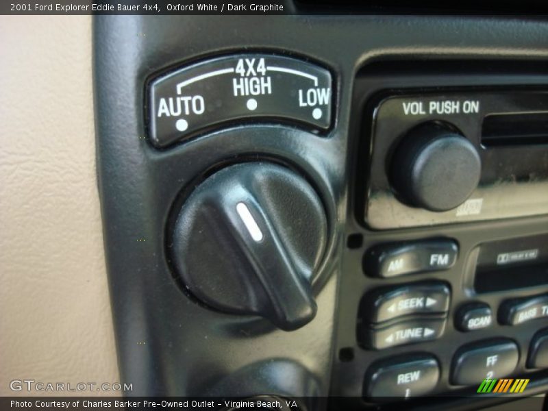 Controls of 2001 Explorer Eddie Bauer 4x4