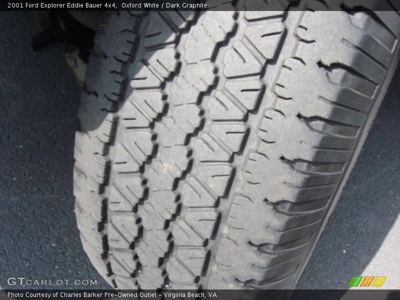 Oxford White / Dark Graphite 2001 Ford Explorer Eddie Bauer 4x4