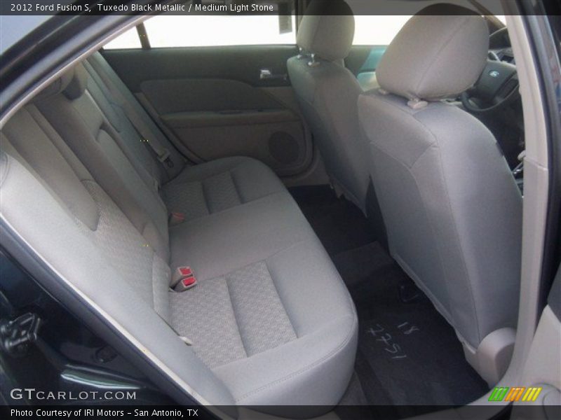 Tuxedo Black Metallic / Medium Light Stone 2012 Ford Fusion S