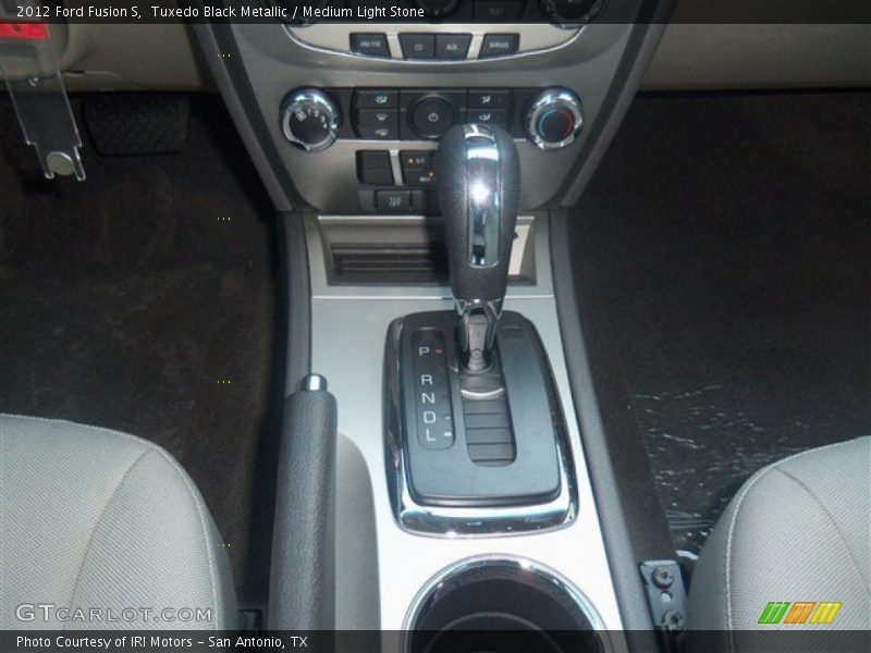 Tuxedo Black Metallic / Medium Light Stone 2012 Ford Fusion S