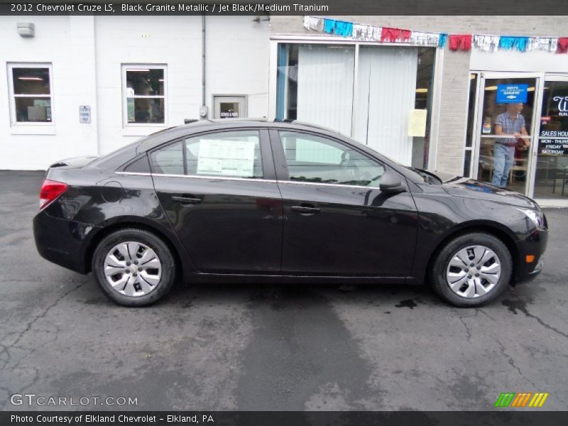 Black Granite Metallic / Jet Black/Medium Titanium 2012 Chevrolet Cruze LS