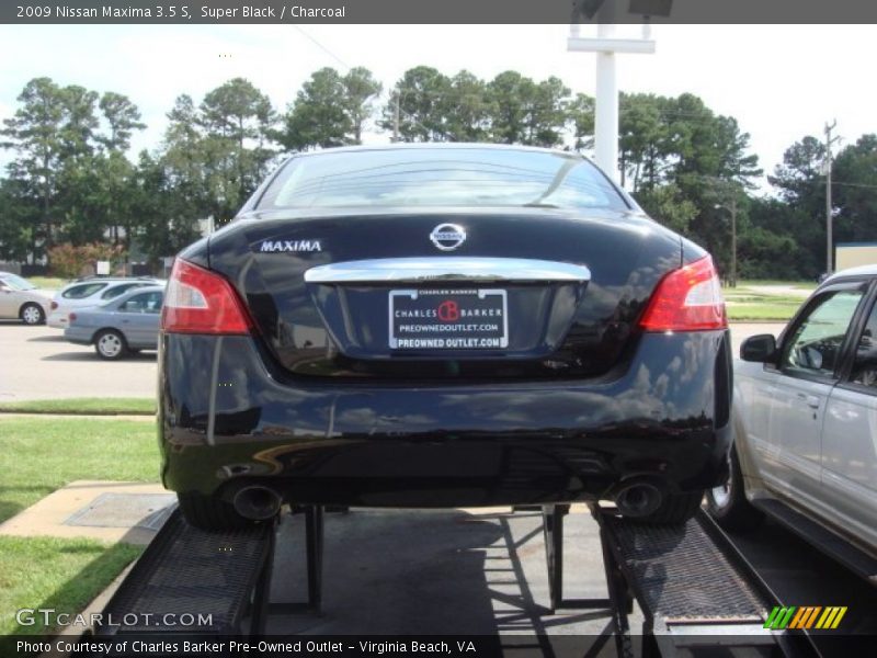 Super Black / Charcoal 2009 Nissan Maxima 3.5 S