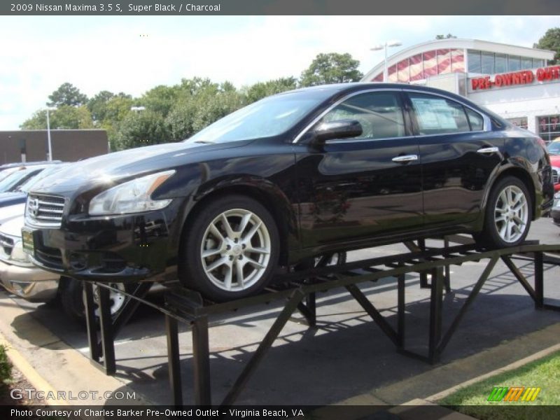 Super Black / Charcoal 2009 Nissan Maxima 3.5 S
