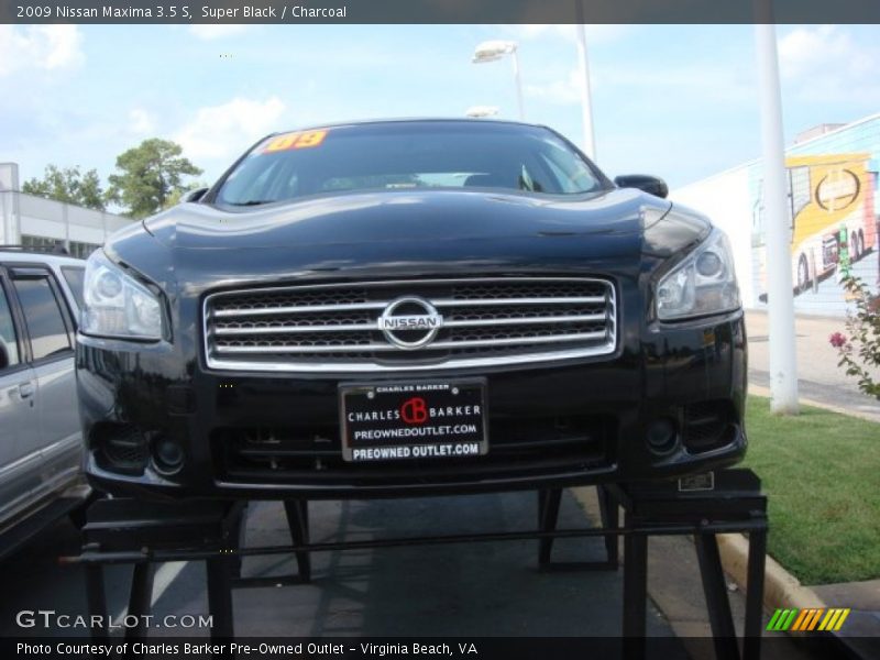 Super Black / Charcoal 2009 Nissan Maxima 3.5 S