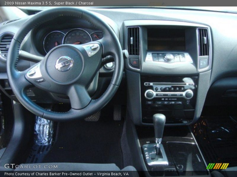 Super Black / Charcoal 2009 Nissan Maxima 3.5 S
