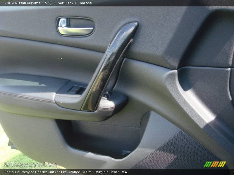 Super Black / Charcoal 2009 Nissan Maxima 3.5 S