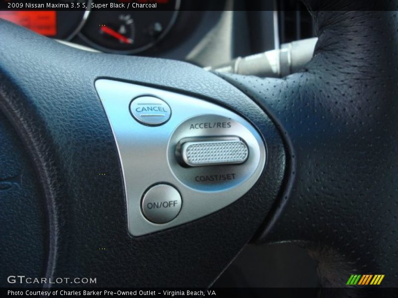 Super Black / Charcoal 2009 Nissan Maxima 3.5 S