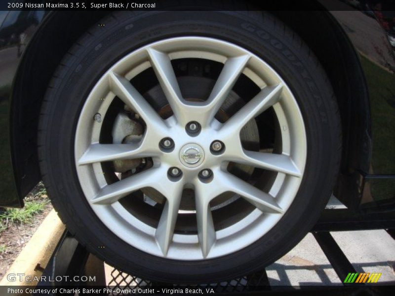 Super Black / Charcoal 2009 Nissan Maxima 3.5 S