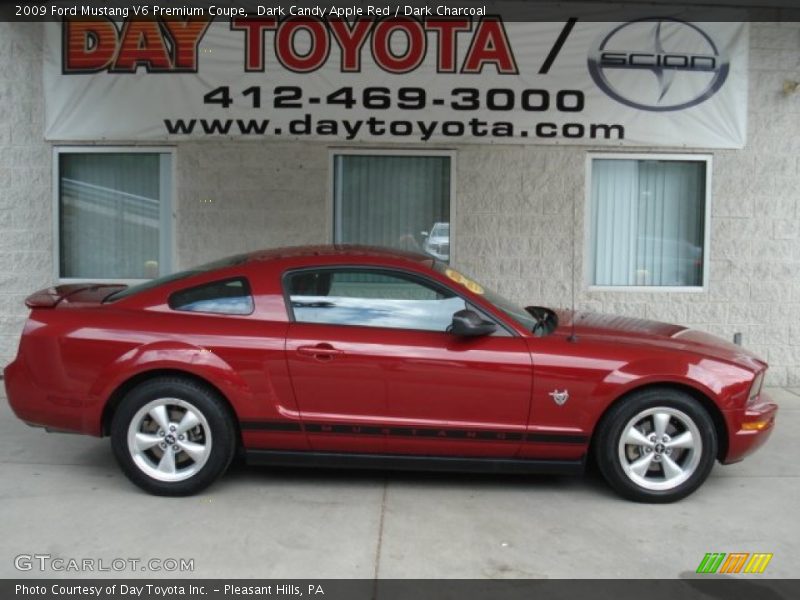 Dark Candy Apple Red / Dark Charcoal 2009 Ford Mustang V6 Premium Coupe