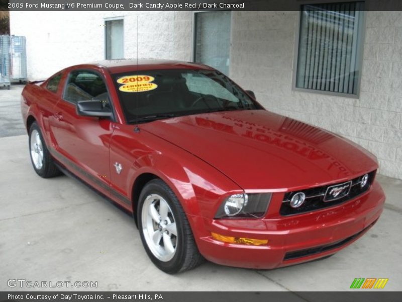 Dark Candy Apple Red / Dark Charcoal 2009 Ford Mustang V6 Premium Coupe