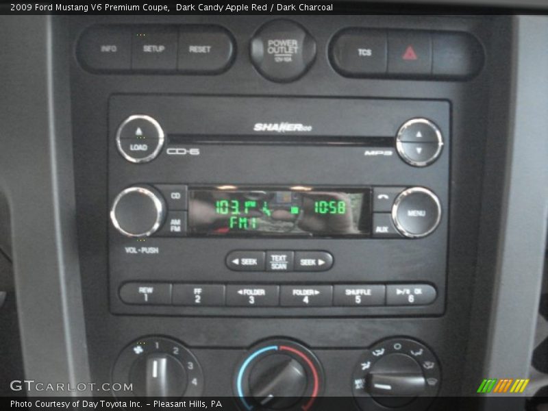 Dark Candy Apple Red / Dark Charcoal 2009 Ford Mustang V6 Premium Coupe